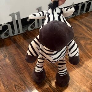 Striped Zebra Stuffed Animal Toy
